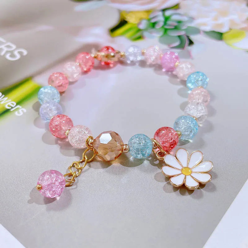 ¡𝐔𝐋𝐓𝐈𝐌𝐀 𝐓𝐄𝐍𝐃𝐄𝐍𝐂𝐈𝐀! Pulsera Colorida con Dije de Margarita 🌼