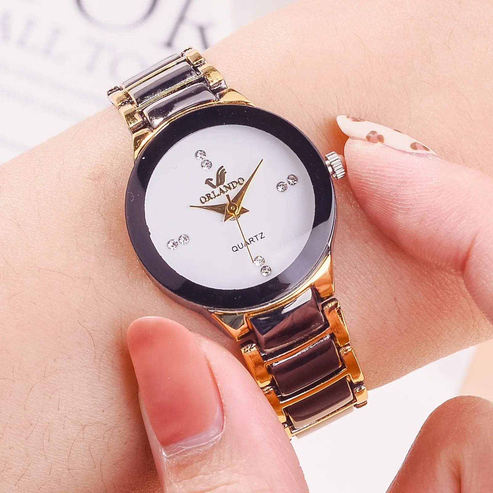 ¡𝐋𝐀 𝐌𝐄𝐉𝐎𝐑 𝐎𝐅𝐄𝐑𝐓𝐀! Reloj de cuarzo Orlando de moda y casual para mujer - 𝐄𝐥𝐞𝐠𝐚𝐧𝐜𝐢𝐚 𝐚𝐥 𝐌𝐚𝐱𝐢𝐦𝐨 💎