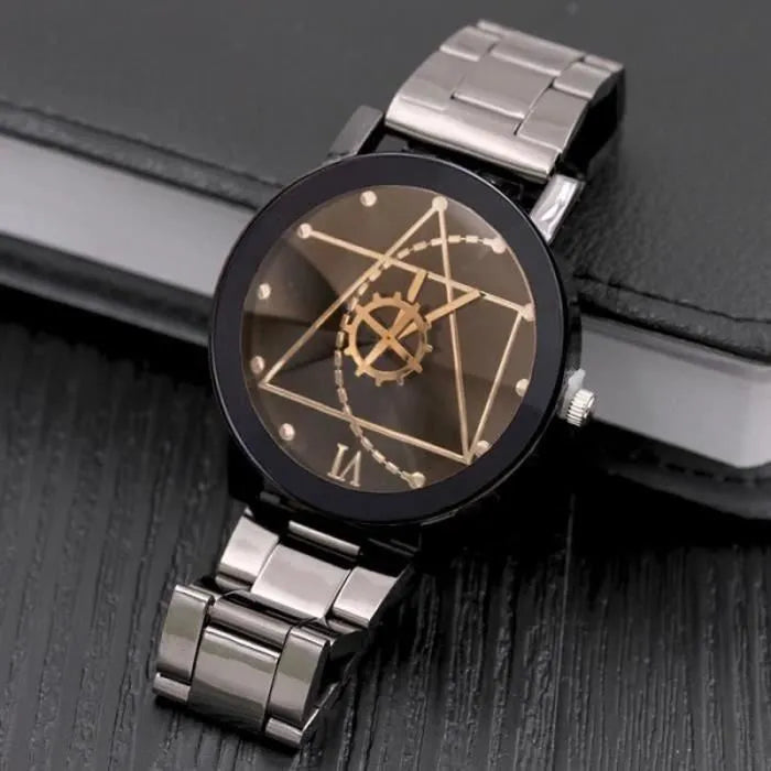 ¡𝐍𝐎 𝐓𝐄 𝐋𝐎 𝐏𝐈𝐄𝐑𝐃𝐀𝐒! - ClockWork™ - Reloj de cuarzo de acero inoxidable - 𝐄𝐥𝐞𝐠𝐚𝐧𝐜𝐢𝐚 𝐀𝐭𝐞𝐦𝐩𝐨𝐫𝐚𝐥 𝐚 𝐓𝐮 𝐀𝐥𝐜𝐚𝐧𝐜𝐞⏳🕒